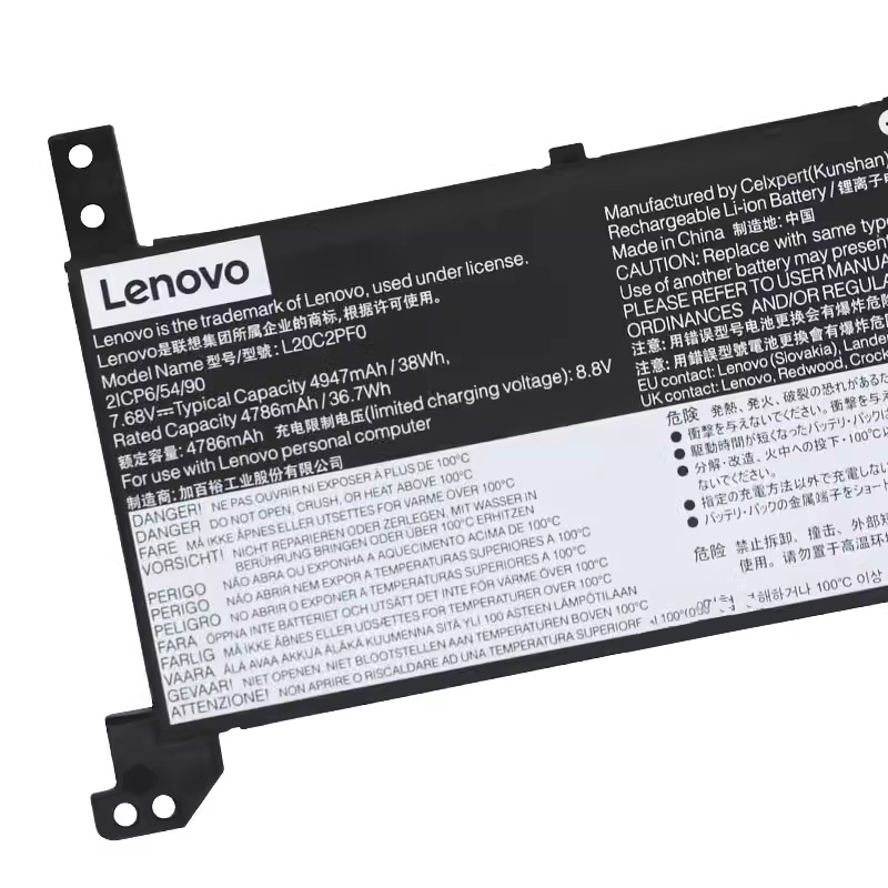 原廠 電池 4947mAh 38Wh Lenovo SB11N52008