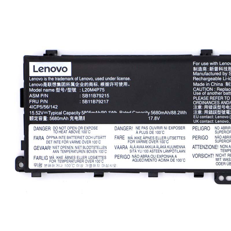 原廠 電池 5815mAh 90Wh Lenovo 5B11K07736