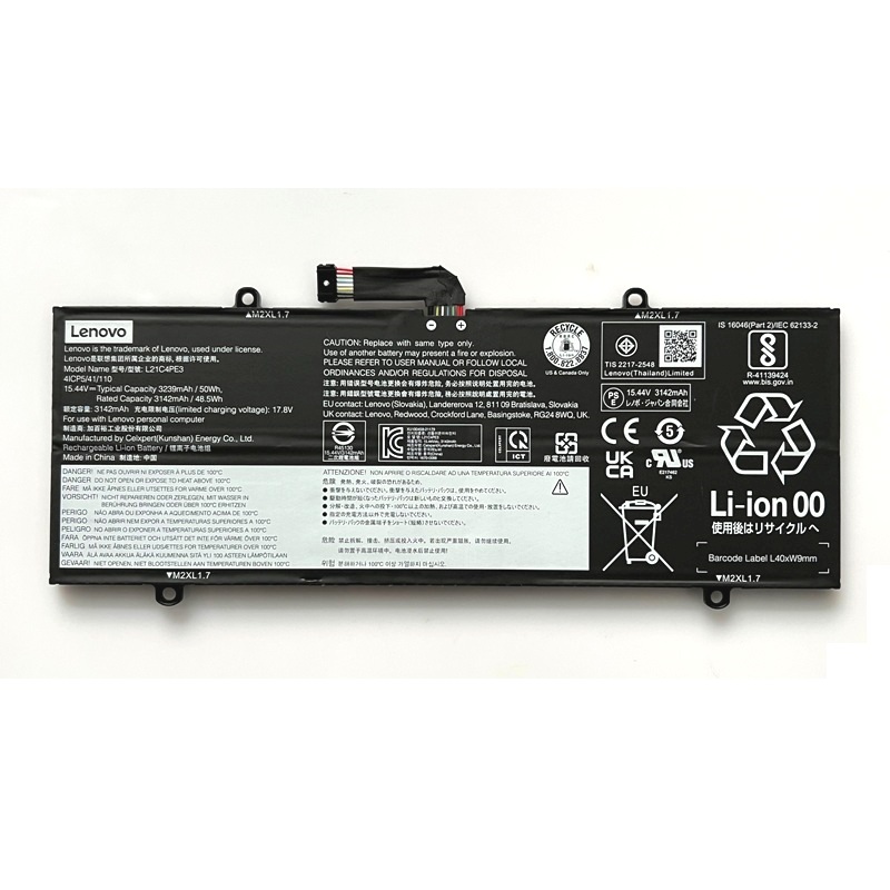 原廠 電池 3239mAh 50Wh Lenovo L21C4PE3