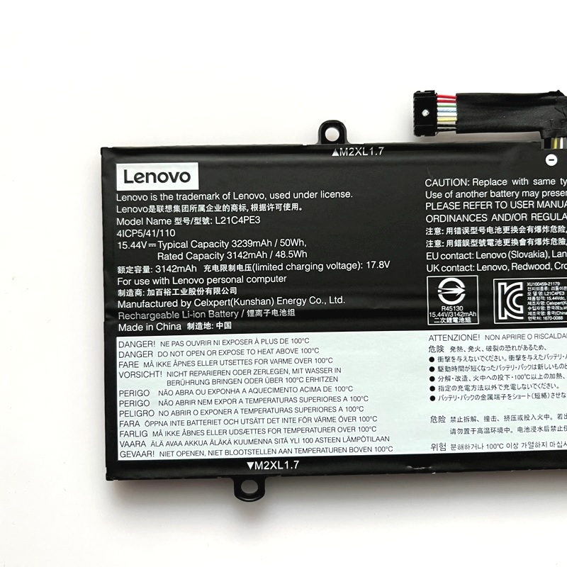 原廠 電池 3239mAh 50Wh Lenovo L21C4PE3