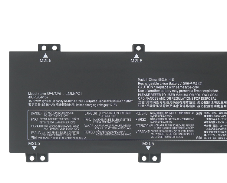 原廠 電池 6440mAh 99.9Wh Lenovo L22D4PC1