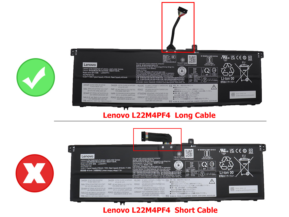 原廠 電池 4705mAh 73Wh Lenovo L22M4PF4
