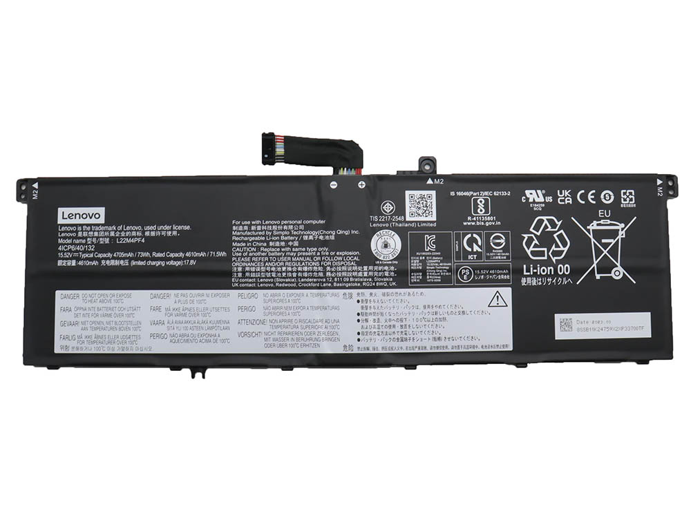 原廠 電池 4705mAh 73Wh Lenovo L22D4P4