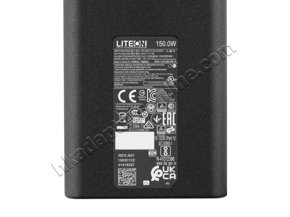 150W Asus 0A001-0080300 Charger 充電器 電源 + 電源線