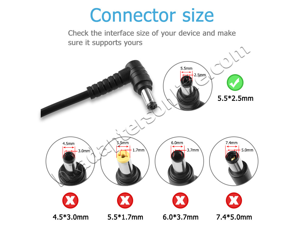 65W Medion AD65ABM190342 Charger 充電器 電源 + 電源線