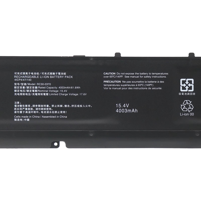 4003mAh 61.6Wh 2芯 Razer Blade 14 RZ09-0370BEA3-R3U1 電池