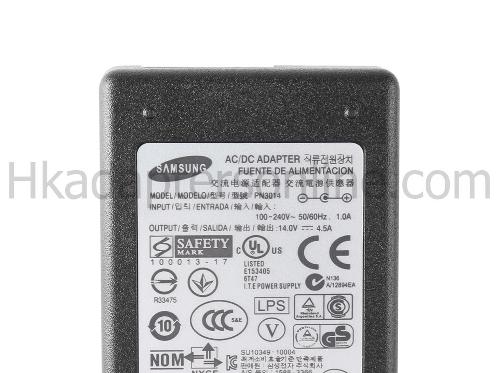 原裝 63W Samsung LT27B350AH T27B350ND LED Monitor Charger 充電器 電源 + 電源線
