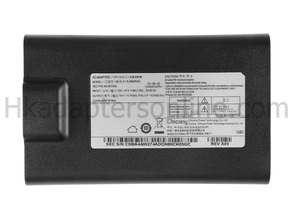 原裝 slim 90W Samsung P28 XVM 735 P28G 變壓器/充電器 電源線