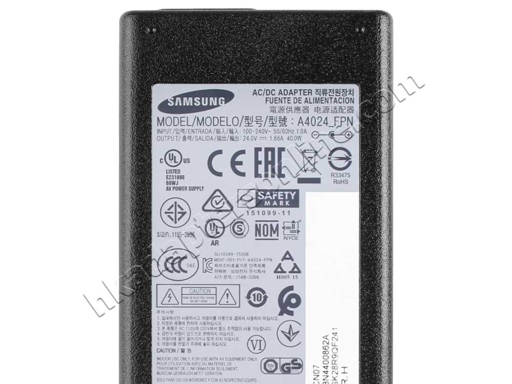 原廠 40W Samsung Soundbar HW-H750 Charger 充電器 電源 + 電源線