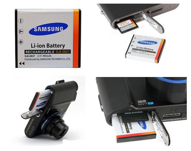 原裝 860mAh Samsung SLB-0837 電池