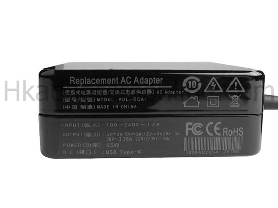 65W USB-C Toshiba PA5352E-1AC3 變壓器/充電器