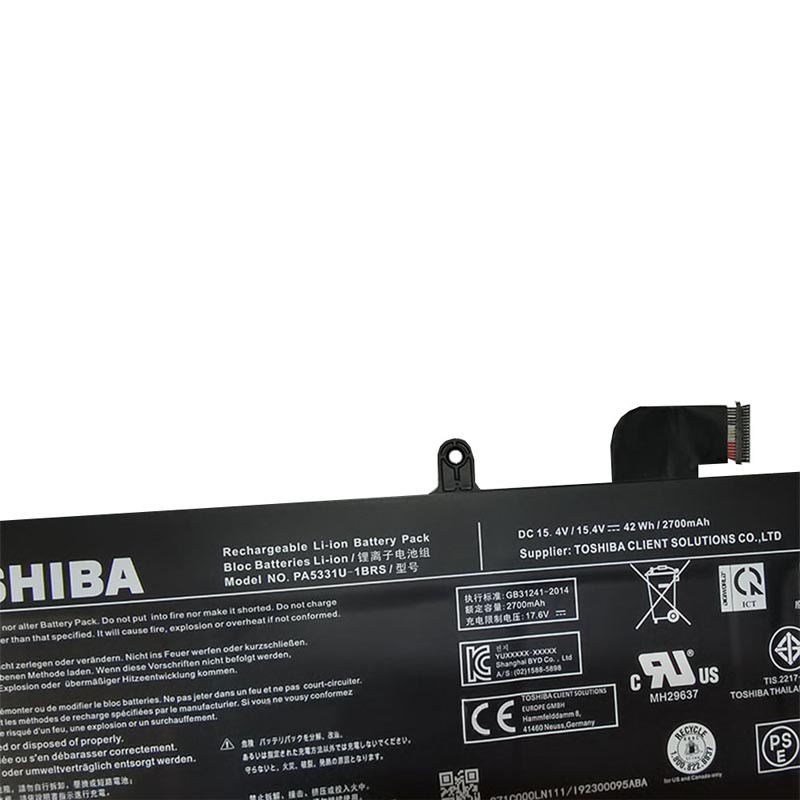 原裝 2700mAh 42Wh 4芯 Toshiba Dynabook Portege A30-E-143 A1PSZ10E115R 電池